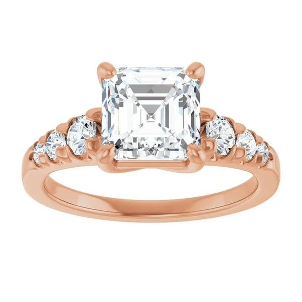 Accented Engagement Ring Image 3 Shipley's Fine Jewelry Hampstead, MD