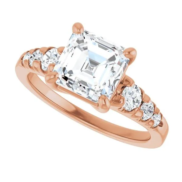 Accented Engagement Ring Image 5 Shipley's Fine Jewelry Hampstead, MD