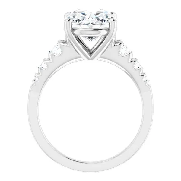 Accented Engagement Ring Image 2 Shipley's Fine Jewelry Hampstead, MD