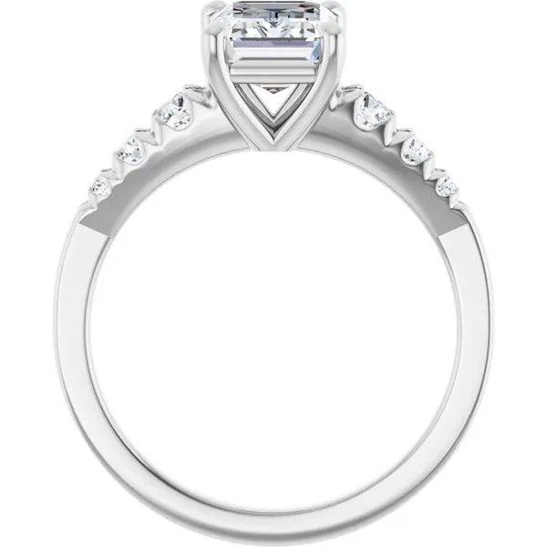 Accented Engagement Ring Image 2 Shipley's Fine Jewelry Hampstead, MD