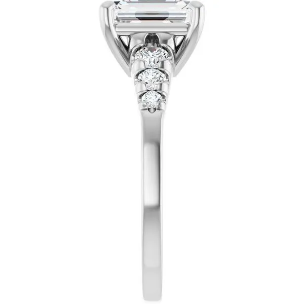 Accented Engagement Ring Image 4 Shipley's Fine Jewelry Hampstead, MD
