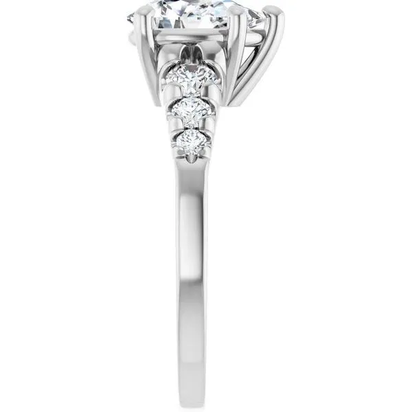 Accented Engagement Ring Image 4 Shipley's Fine Jewelry Hampstead, MD