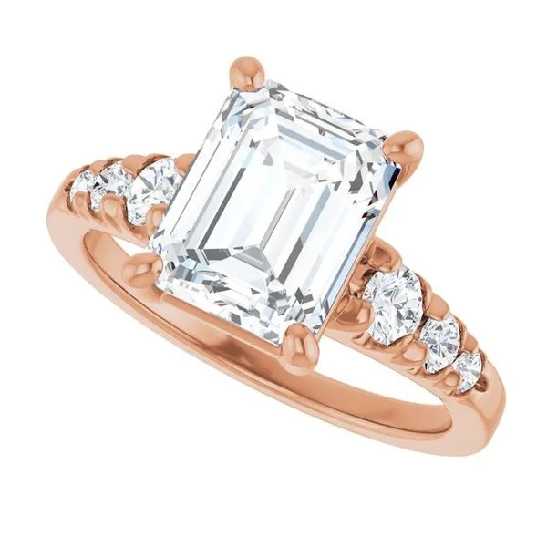 Accented Engagement Ring Image 5 Raleigh Diamond Fine Jewelry Raleigh, NC