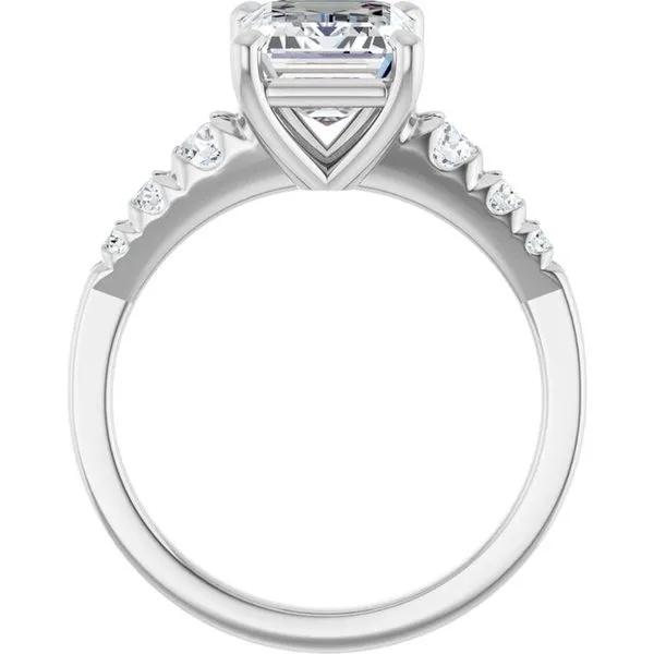 Accented Engagement Ring Image 2 Shipley's Fine Jewelry Hampstead, MD