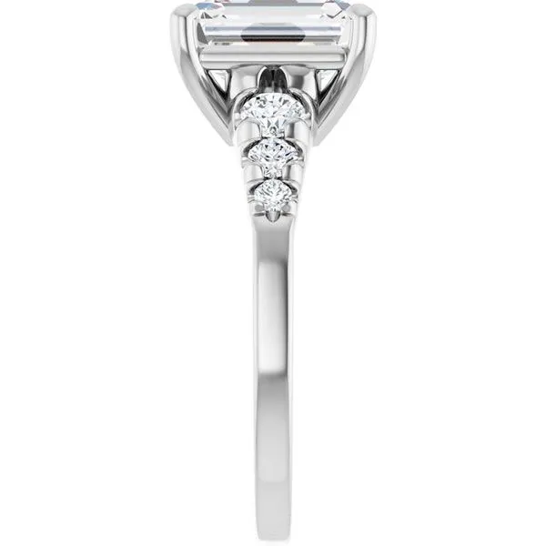 Accented Engagement Ring Image 4 Shipley's Fine Jewelry Hampstead, MD