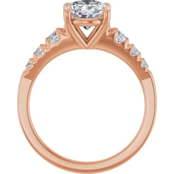 Accented Engagement Ring Image 2 Shipley's Fine Jewelry Hampstead, MD