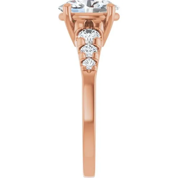 Accented Engagement Ring Image 4 Shipley's Fine Jewelry Hampstead, MD