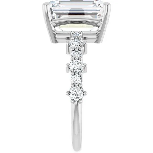 Accented Engagement Ring Image 4 Shipley's Fine Jewelry Hampstead, MD