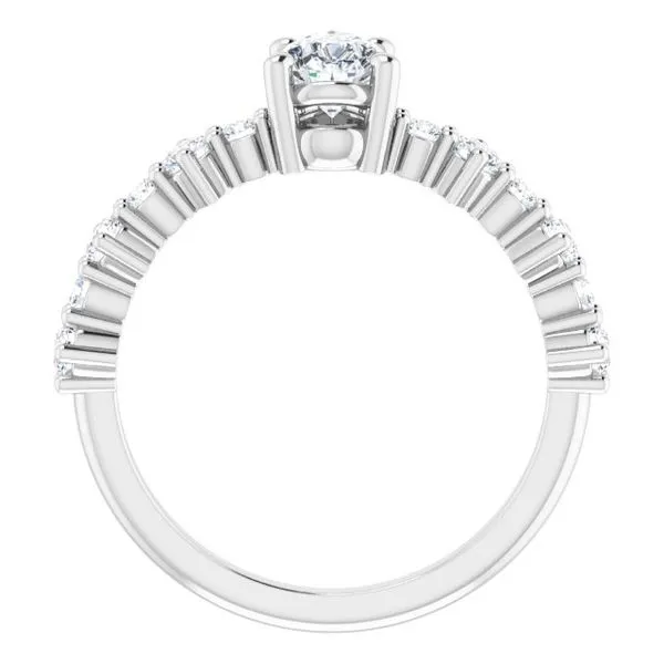 Accented Engagement Ring Image 2 Shipley's Fine Jewelry Hampstead, MD