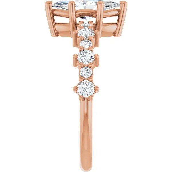 Accented Engagement Ring Image 4 Raleigh Diamond Fine Jewelry Raleigh, NC