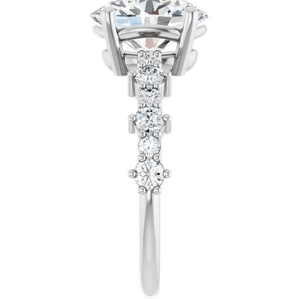 Accented Engagement Ring Image 4 Shipley's Fine Jewelry Hampstead, MD