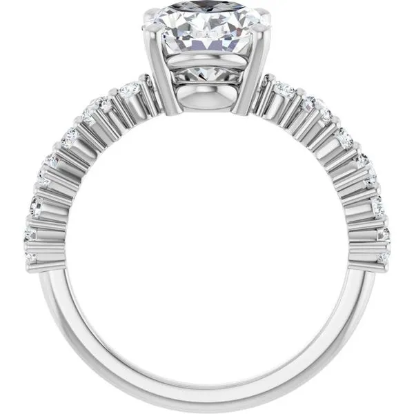Accented Engagement Ring Image 2 Shipley's Fine Jewelry Hampstead, MD