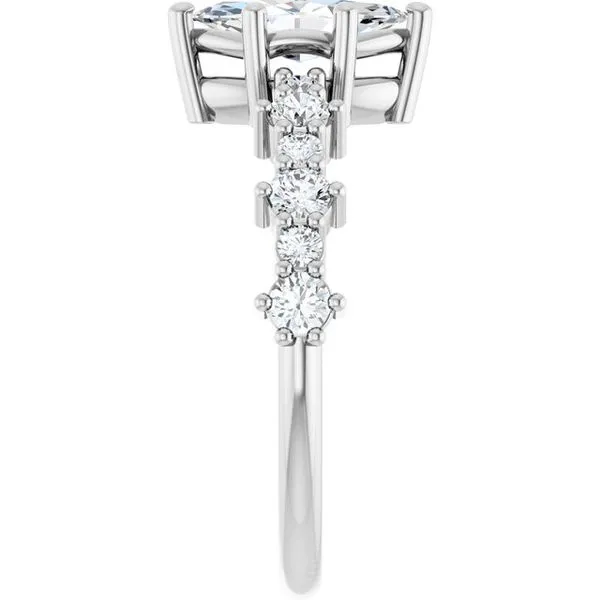 Accented Engagement Ring Image 4 Shipley's Fine Jewelry Hampstead, MD