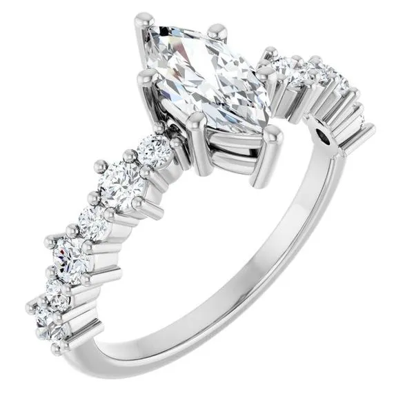 Accented Engagement Ring Raleigh Diamond Fine Jewelry Raleigh, NC