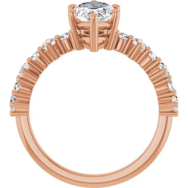 Accented Engagement Ring Image 2 Raleigh Diamond Fine Jewelry Raleigh, NC