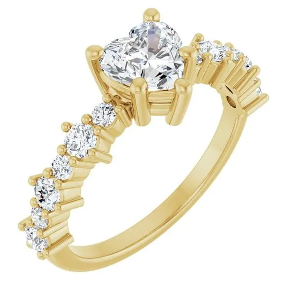 Accented Engagement Ring Raleigh Diamond Fine Jewelry Raleigh, NC