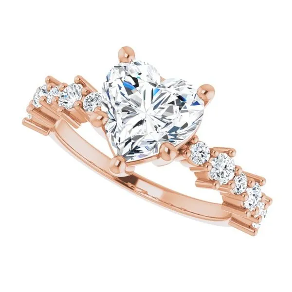 Accented Engagement Ring Image 5 Shipley's Fine Jewelry Hampstead, MD