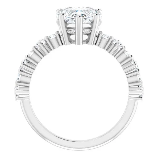 Accented Engagement Ring Image 2 Shipley's Fine Jewelry Hampstead, MD