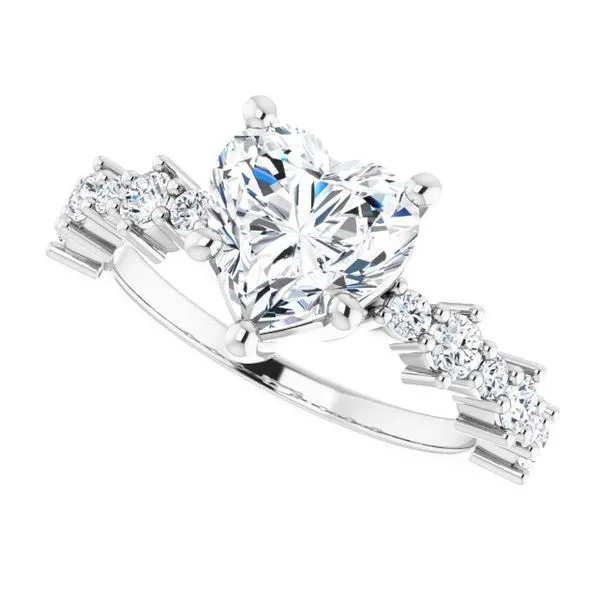 Accented Engagement Ring Image 5 Shipley's Fine Jewelry Hampstead, MD