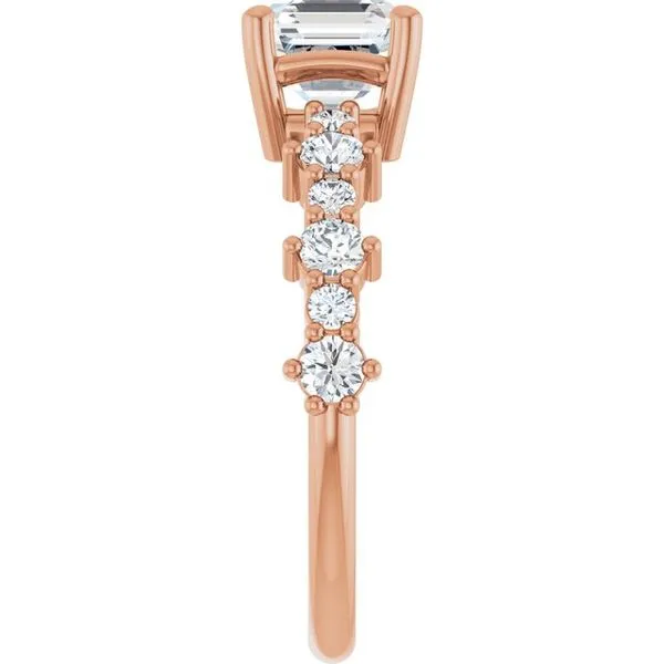 Accented Engagement Ring Image 4 Raleigh Diamond Fine Jewelry Raleigh, NC