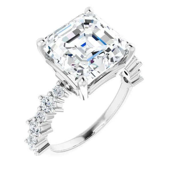 Accented Engagement Ring Raleigh Diamond Fine Jewelry Raleigh, NC