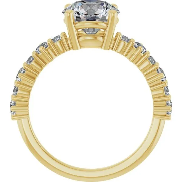 Accented Engagement Ring Image 2 Shipley's Fine Jewelry Hampstead, MD