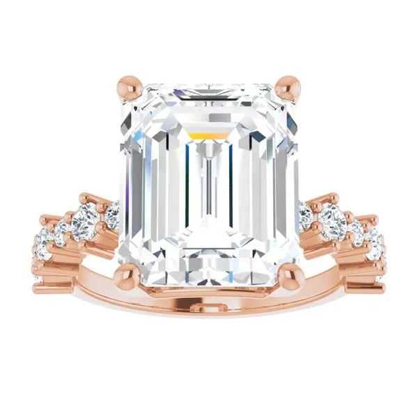 Accented Engagement Ring Image 3 Shipley's Fine Jewelry Hampstead, MD