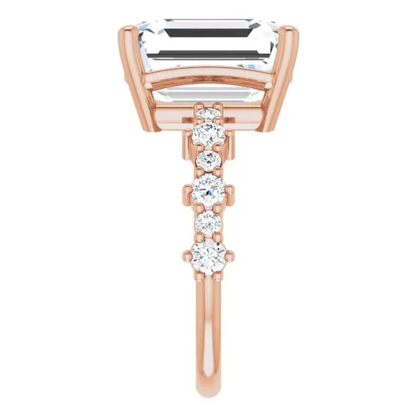 Accented Engagement Ring Image 4 Shipley's Fine Jewelry Hampstead, MD