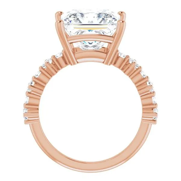 Accented Engagement Ring Image 2 Raleigh Diamond Fine Jewelry Raleigh, NC