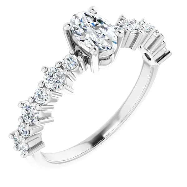 Accented Engagement Ring Raleigh Diamond Fine Jewelry Raleigh, NC