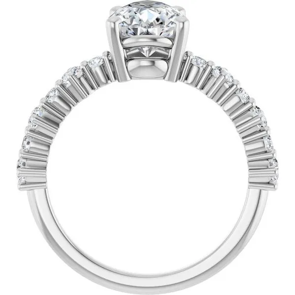 Accented Engagement Ring Image 2 Shipley's Fine Jewelry Hampstead, MD
