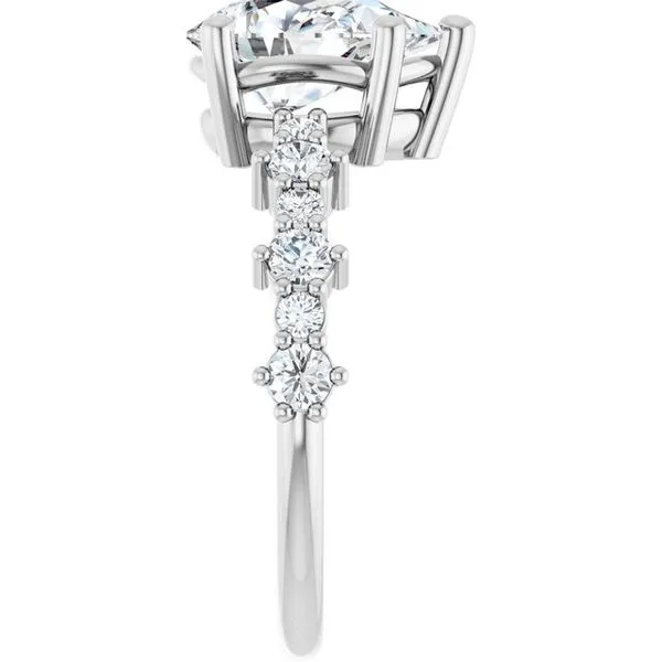 Accented Engagement Ring Image 4 Shipley's Fine Jewelry Hampstead, MD