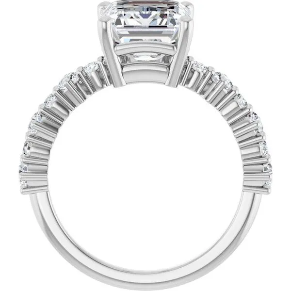 Accented Engagement Ring Image 2 Shipley's Fine Jewelry Hampstead, MD