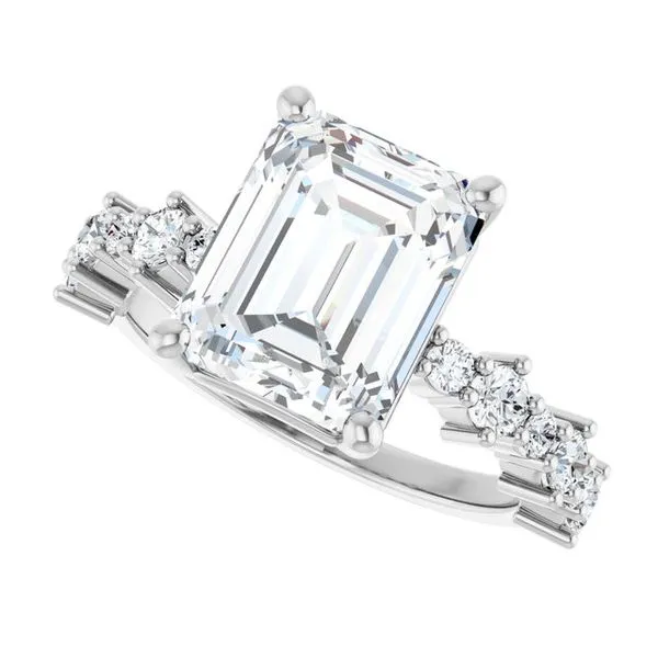 Accented Engagement Ring Image 5 Shipley's Fine Jewelry Hampstead, MD