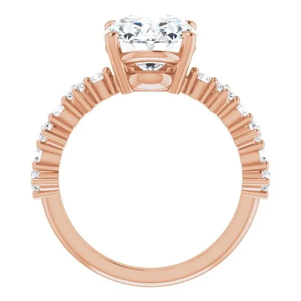 Accented Engagement Ring Image 2 Shipley's Fine Jewelry Hampstead, MD