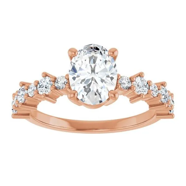 Accented Engagement Ring Image 3 Shipley's Fine Jewelry Hampstead, MD