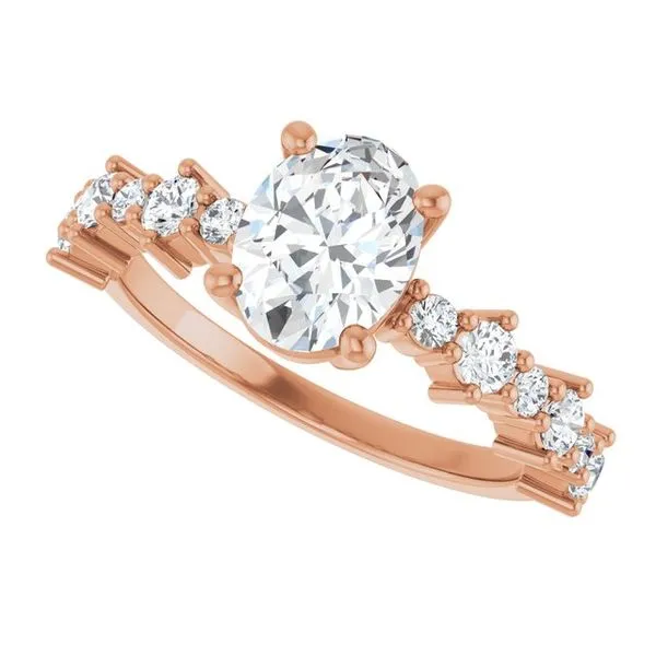 Accented Engagement Ring Image 5 Shipley's Fine Jewelry Hampstead, MD