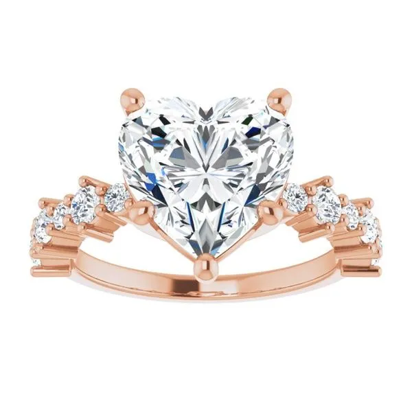 Accented Engagement Ring Image 3 Shipley's Fine Jewelry Hampstead, MD