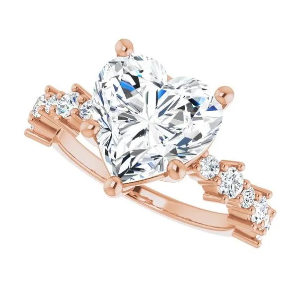 Accented Engagement Ring Image 5 Shipley's Fine Jewelry Hampstead, MD