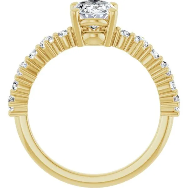 Accented Engagement Ring Image 2 Shipley's Fine Jewelry Hampstead, MD