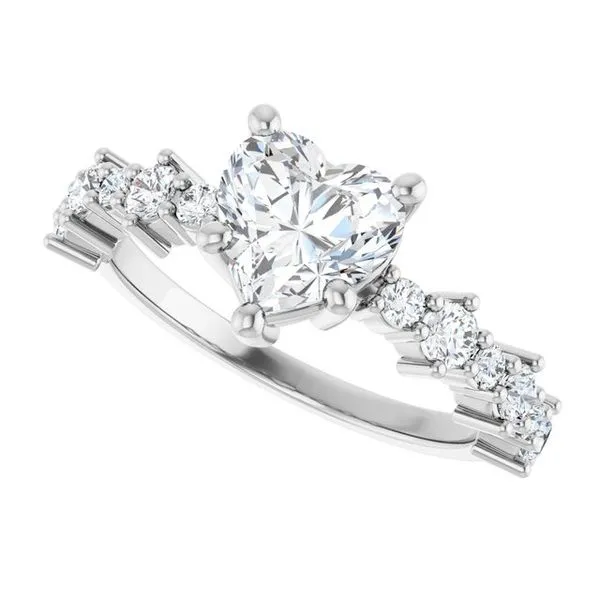 Accented Engagement Ring Image 5 Shipley's Fine Jewelry Hampstead, MD