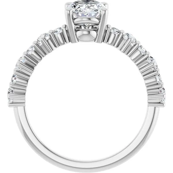 Accented Engagement Ring Image 2 Shipley's Fine Jewelry Hampstead, MD