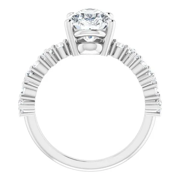 Accented Engagement Ring Image 2 Shipley's Fine Jewelry Hampstead, MD