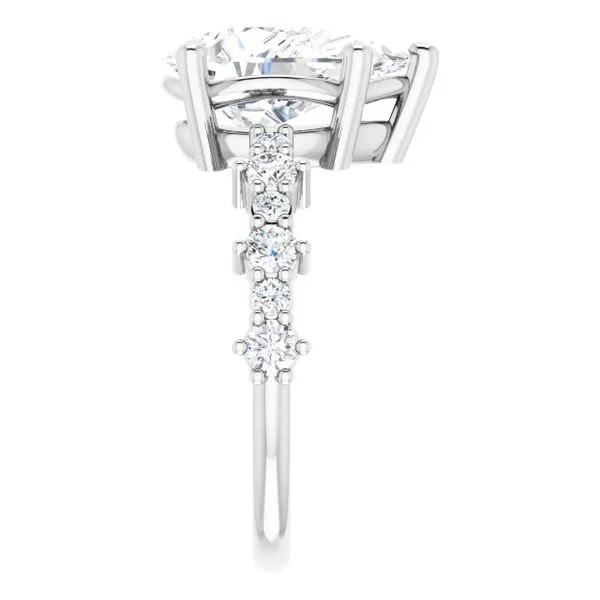 Accented Engagement Ring Image 4 Shipley's Fine Jewelry Hampstead, MD