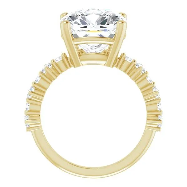 Accented Engagement Ring Image 2 Raleigh Diamond Fine Jewelry Raleigh, NC