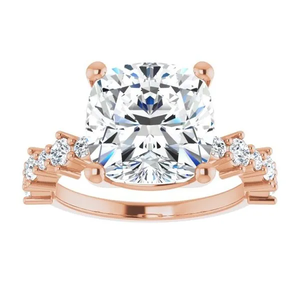 Accented Engagement Ring Image 3 Shipley's Fine Jewelry Hampstead, MD