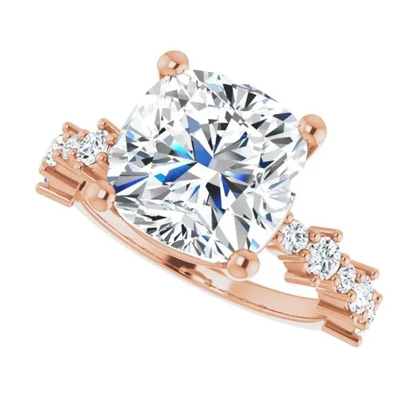 Accented Engagement Ring Image 5 Shipley's Fine Jewelry Hampstead, MD