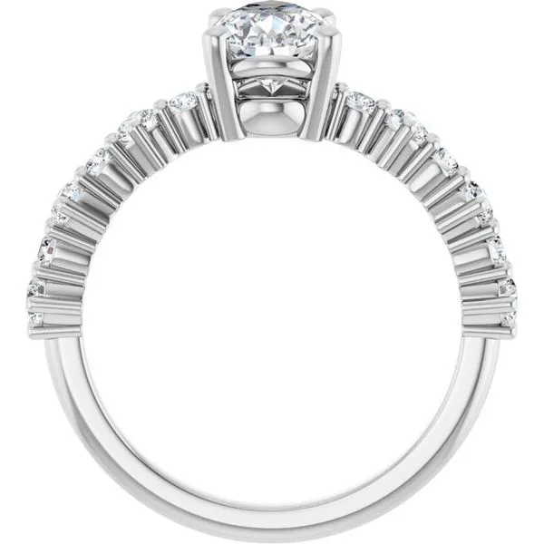 Accented Engagement Ring Image 2 Shipley's Fine Jewelry Hampstead, MD