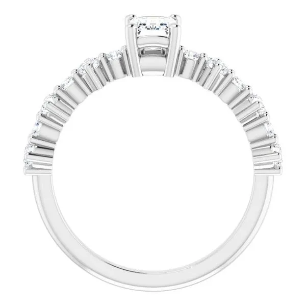 Accented Engagement Ring Image 2 Shipley's Fine Jewelry Hampstead, MD