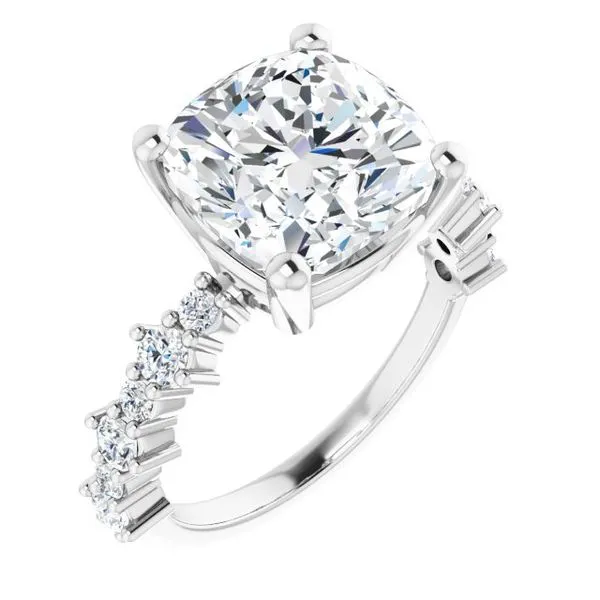 Accented Engagement Ring Raleigh Diamond Fine Jewelry Raleigh, NC